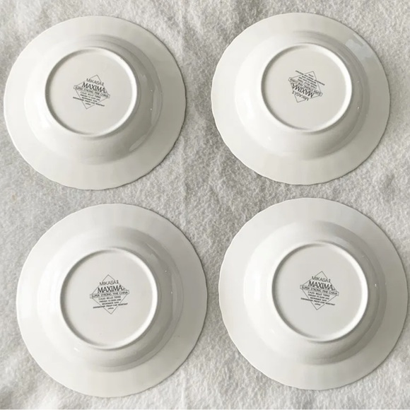 Mikasa Maxima Super Strong Fine China CAJ05 Belle Terre Set Of 4 Bowls 9” - Picture 2 of 5